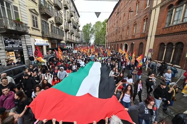 Իտալիայում մասշտաբային բողոքի ցույցեր են տեղի ունենում ի պաշտպանություն Գազայի