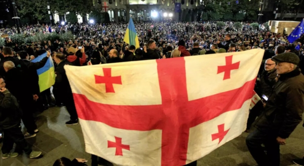 Թբիլիսիում բողոքի ցույցերը շարունակվում են