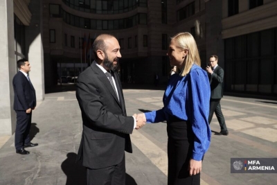 ԱԳՆ-ում կայացել է Արարատ Միրզոյանի և ԵԱՀԿ գործող նախագահ Էլինա Վալտոնենի առանձնազրույցը