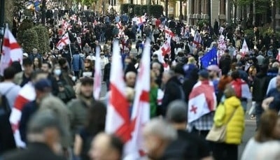 Թբիլիսիում ցուցարարները փակել են Ռուսթավելի պողոտան և Ազատության հրապարակը