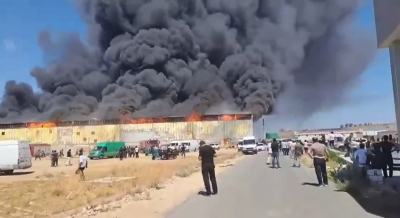 Բաքվում առևտրի կենտրոն է այրվում