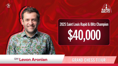 Լևոն Արոնյանը՝ «Grand Chess Tour: Saint Louis Rapid &amp; Blitz 2025» արագ և կայծակնային շախմատի մրցաշարի հաղթող