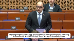 Հունգարիայի իշխանությունները պարտավոր են ներողություն խնդրել հայ ժողովրդից. Մամիջանյանը՝ ԵԽԽՎ-ում (վիդեո)