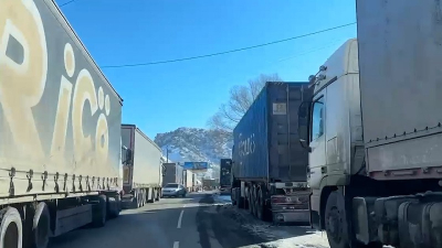 Մերկասառույցի պատճառով բեռնատարները չեն կարողանում Սյունիք գնալ