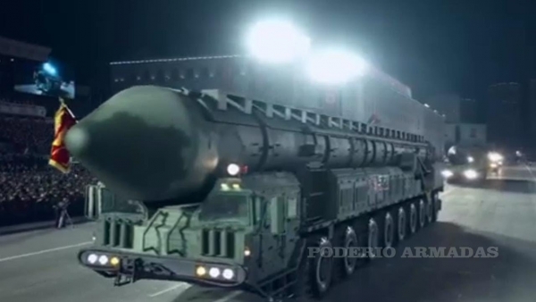 Հյուսիսային Կորեայում ցուցադրվել են երկրի ամենահզոր միջուկային զենքերը