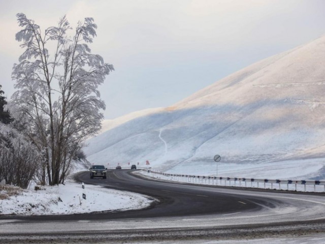 ճանապարհ ձյուն սառույց