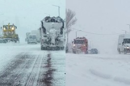 ճանապարհ ձյուն