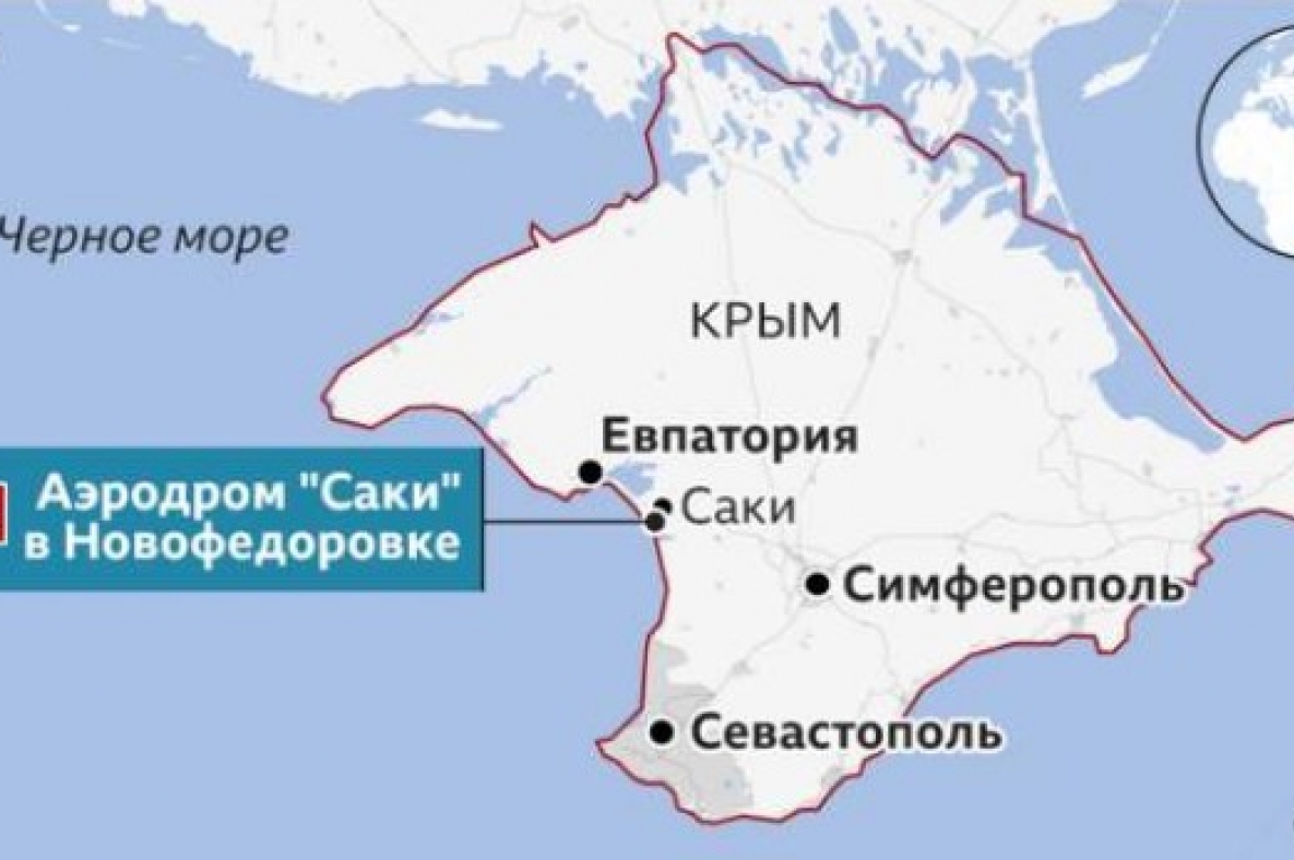 Карта саки в крыму