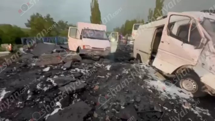 «Պայթել» է «Գայի պոստի» մոտ գտնվող կամուրջը. կան վնասված ավտոմեքենաներ