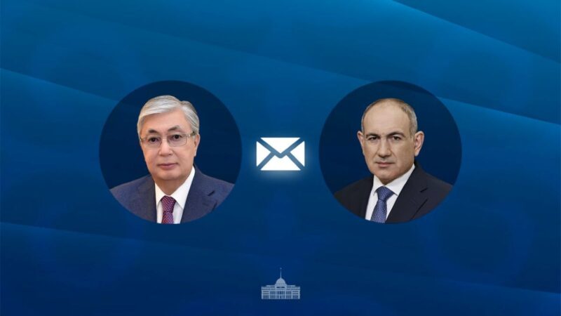 Տոկաևը շնորհավորական ուղերձ է հղել Նիկոլ Փաշինյանին