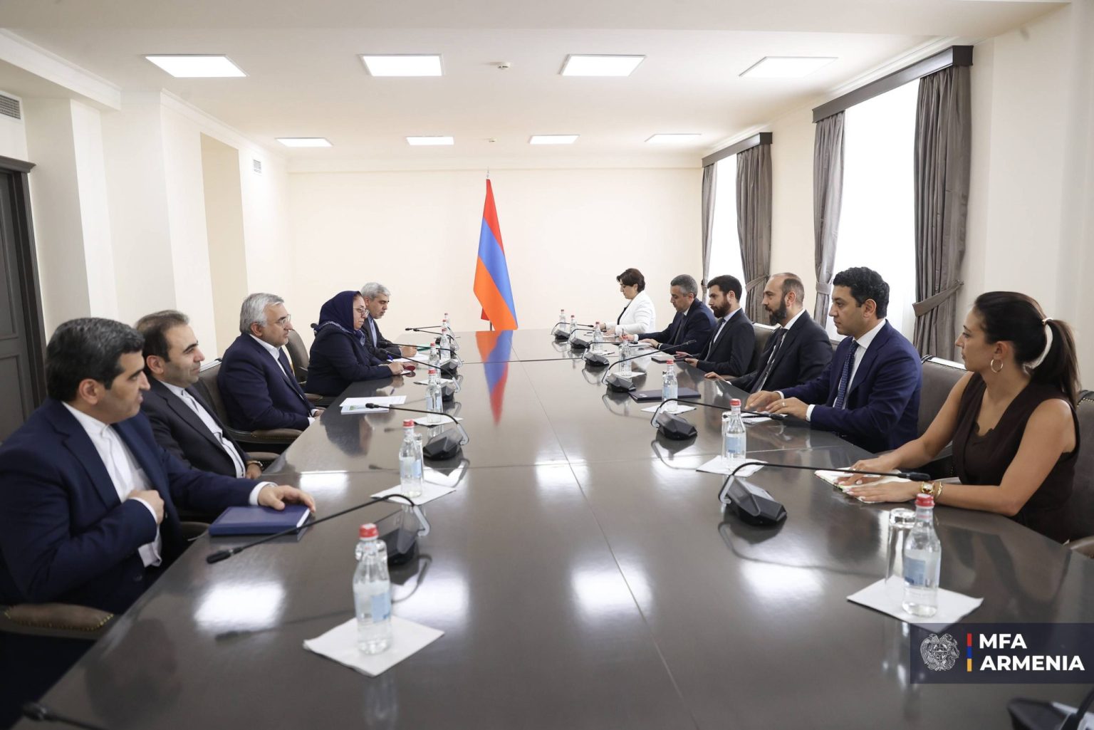 Արարատ Միրզոյանն ընդունել է Իրանի ԱԳ նախարարի տնտեսական դիվանագիտության հարցերով տեղակալին