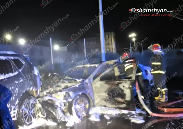 Պայթյnւն, խոշոր հրդեհ և ավտովթար՝ Երևանում․ «Toyota»-ն բախվել է կայանված «Nissan»-ին․ կա 3 տուժած