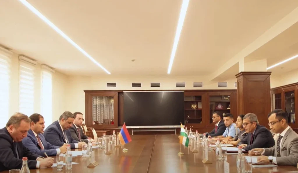 Պապիկյանը և Հնդկաստանի պաշտպանության քարտուղարը քննարկել են ռազմատեխնիկական գործակցության հարցեր